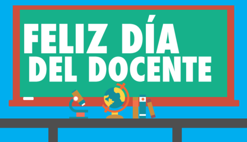  Feliz día del docente